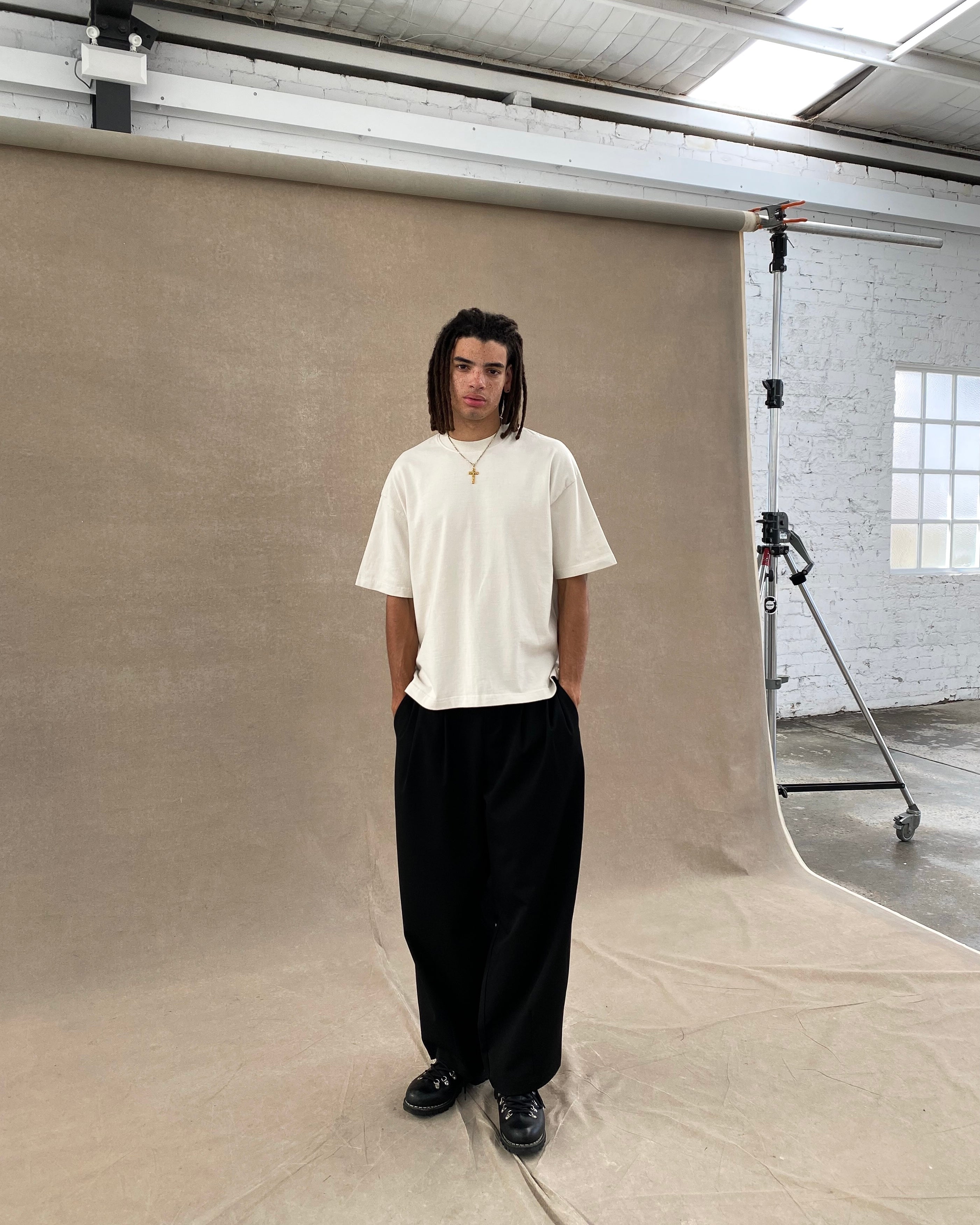 SIGNATURE BLANK T-SHIRT - OAT - SWEATS EU