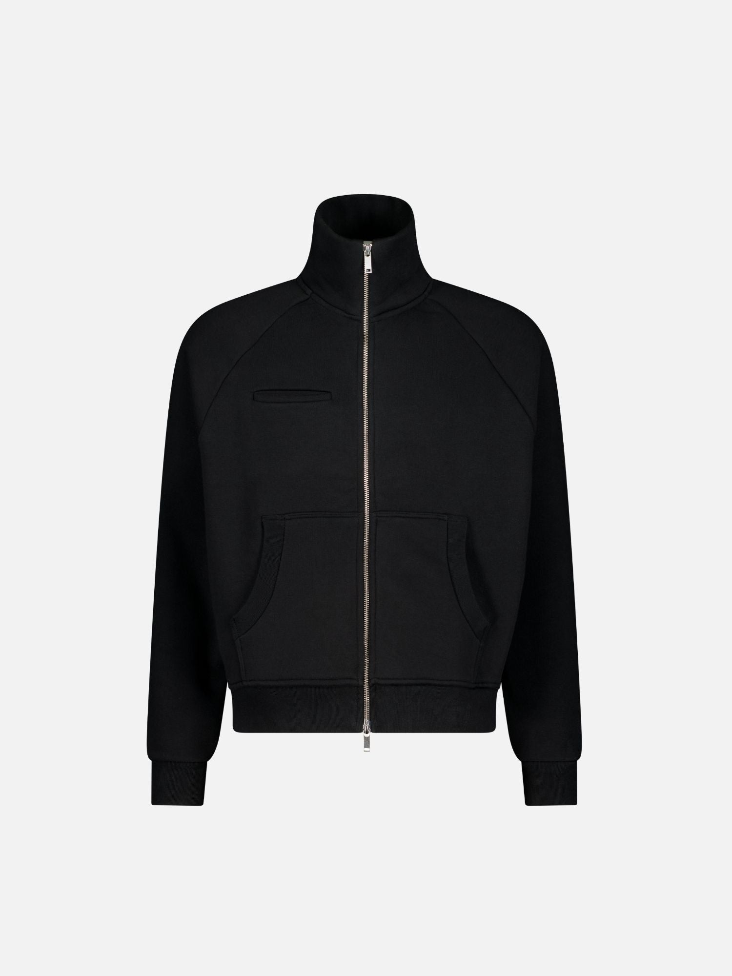 COZY TRACK JACKET - BLACK