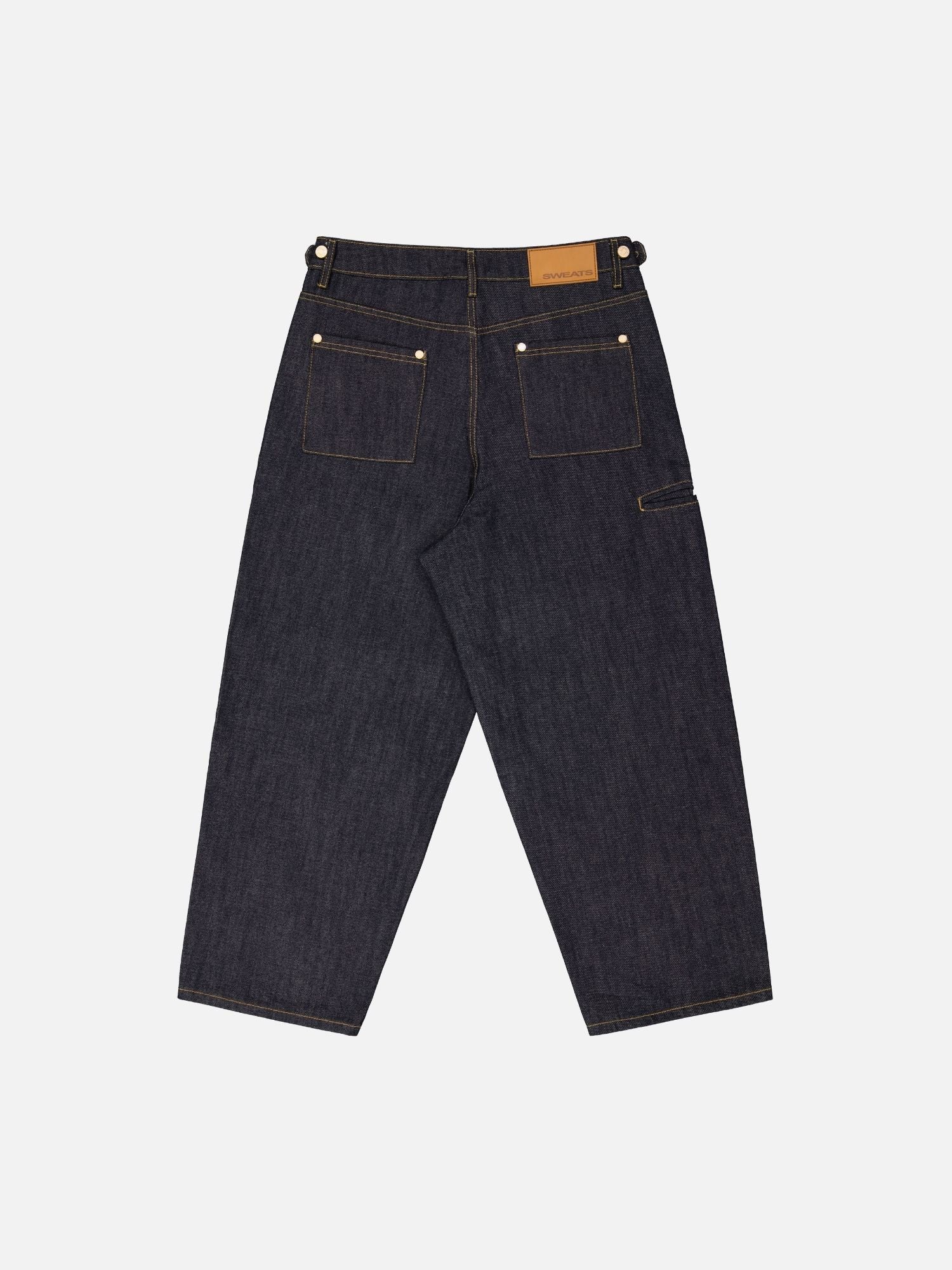 DENIM BAGGY JEANS - INDIGO