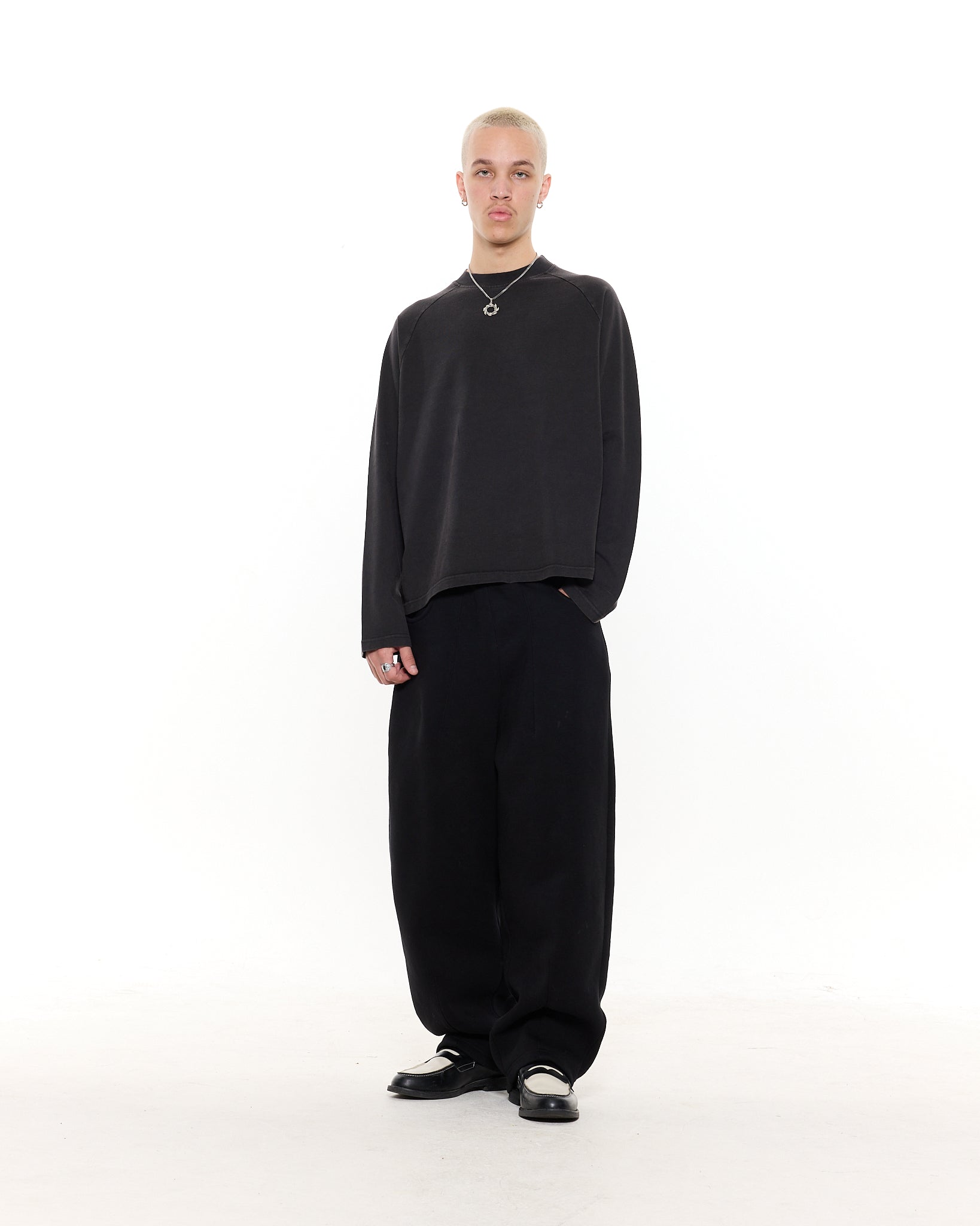 Long Sleeve T-Shirt - Washed Black