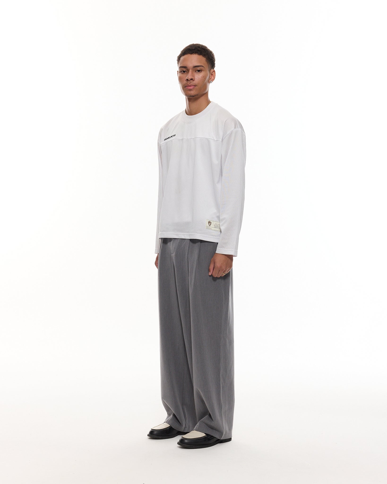 PLEATED PANT - GREY