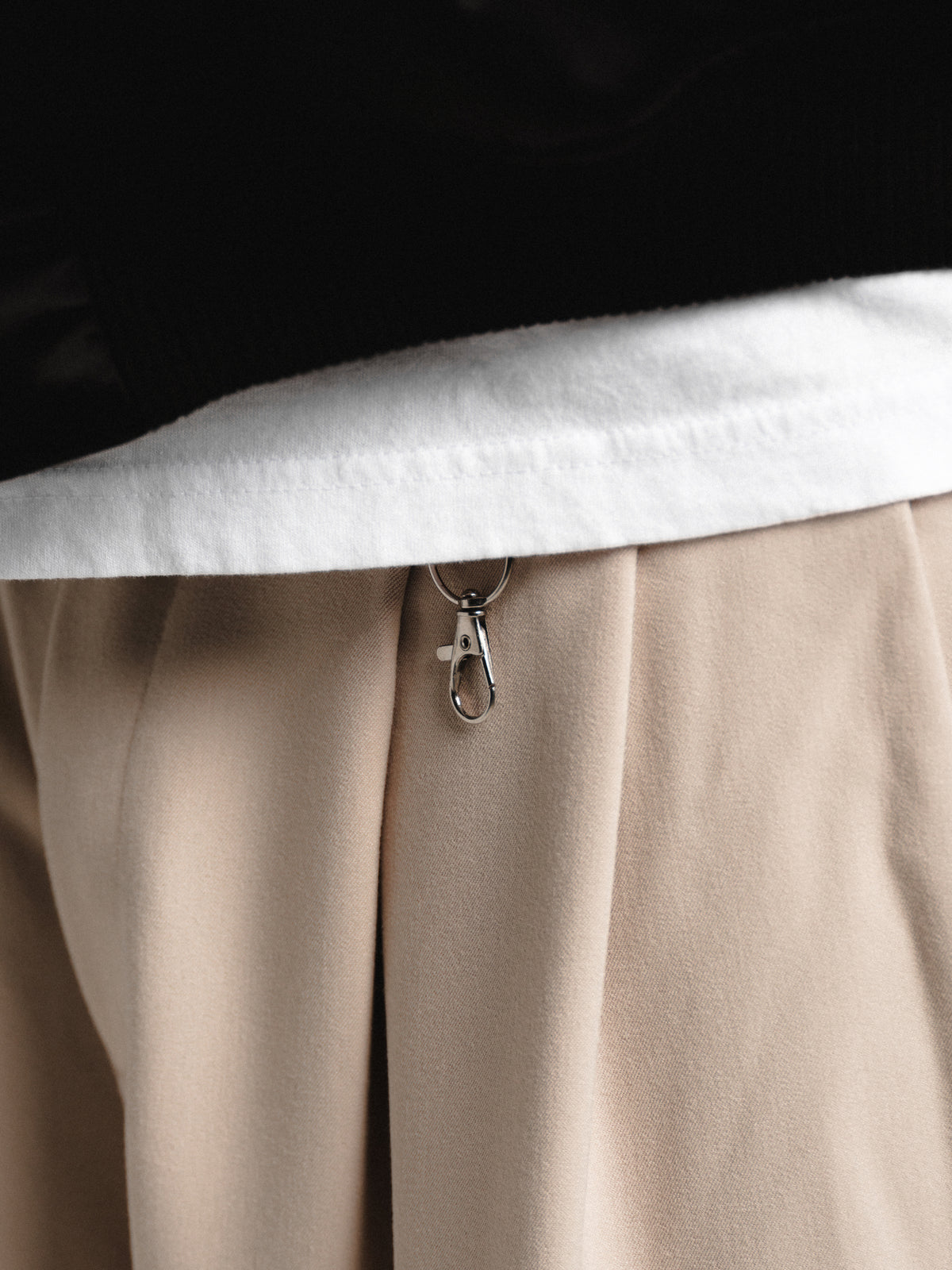 PLEATED PANT - SAND