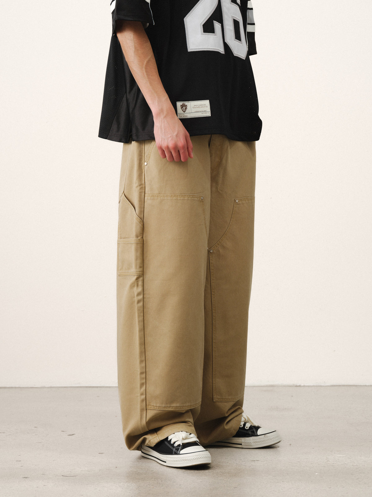 DOUBLE KNEE PANT - SAND