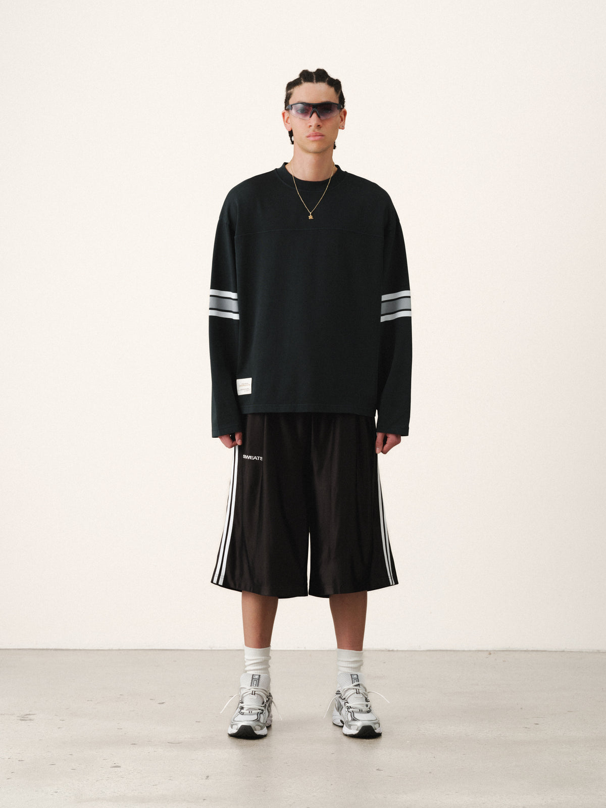 JERSEY LS T-SHIRT - WASHED BLACK