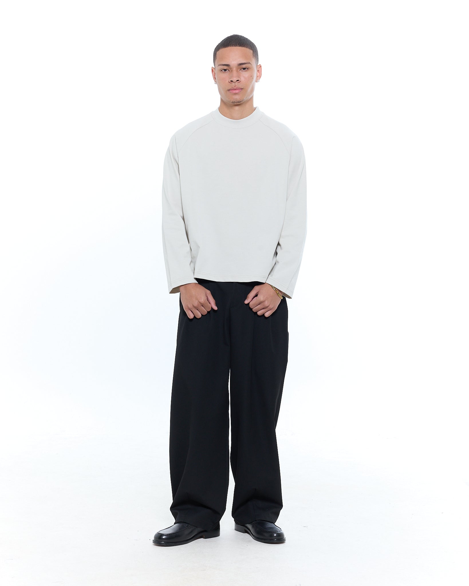 Long Sleeve T-Shirt - Chalk