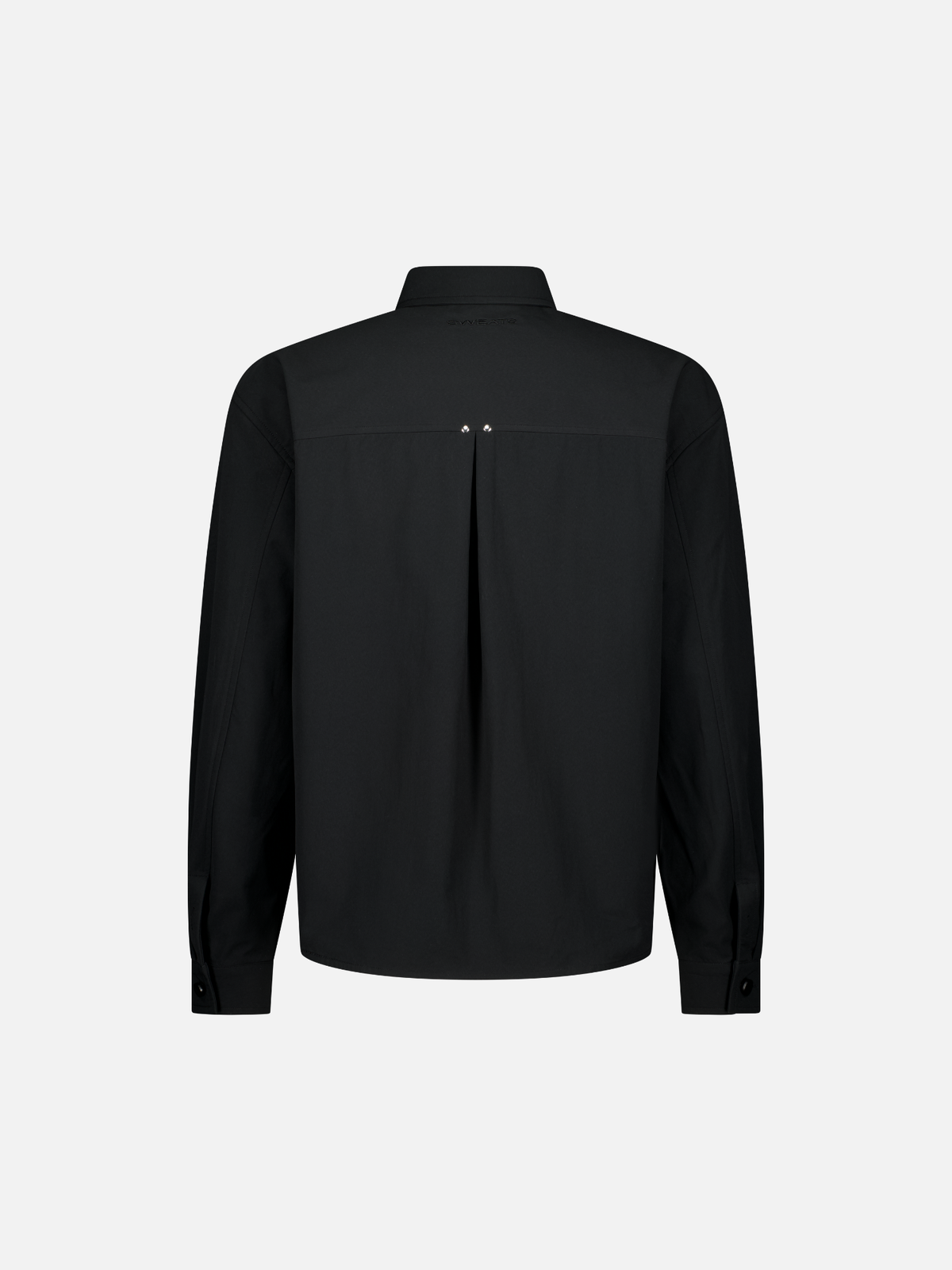 SIGNATURE BUTTON UP - BLACK