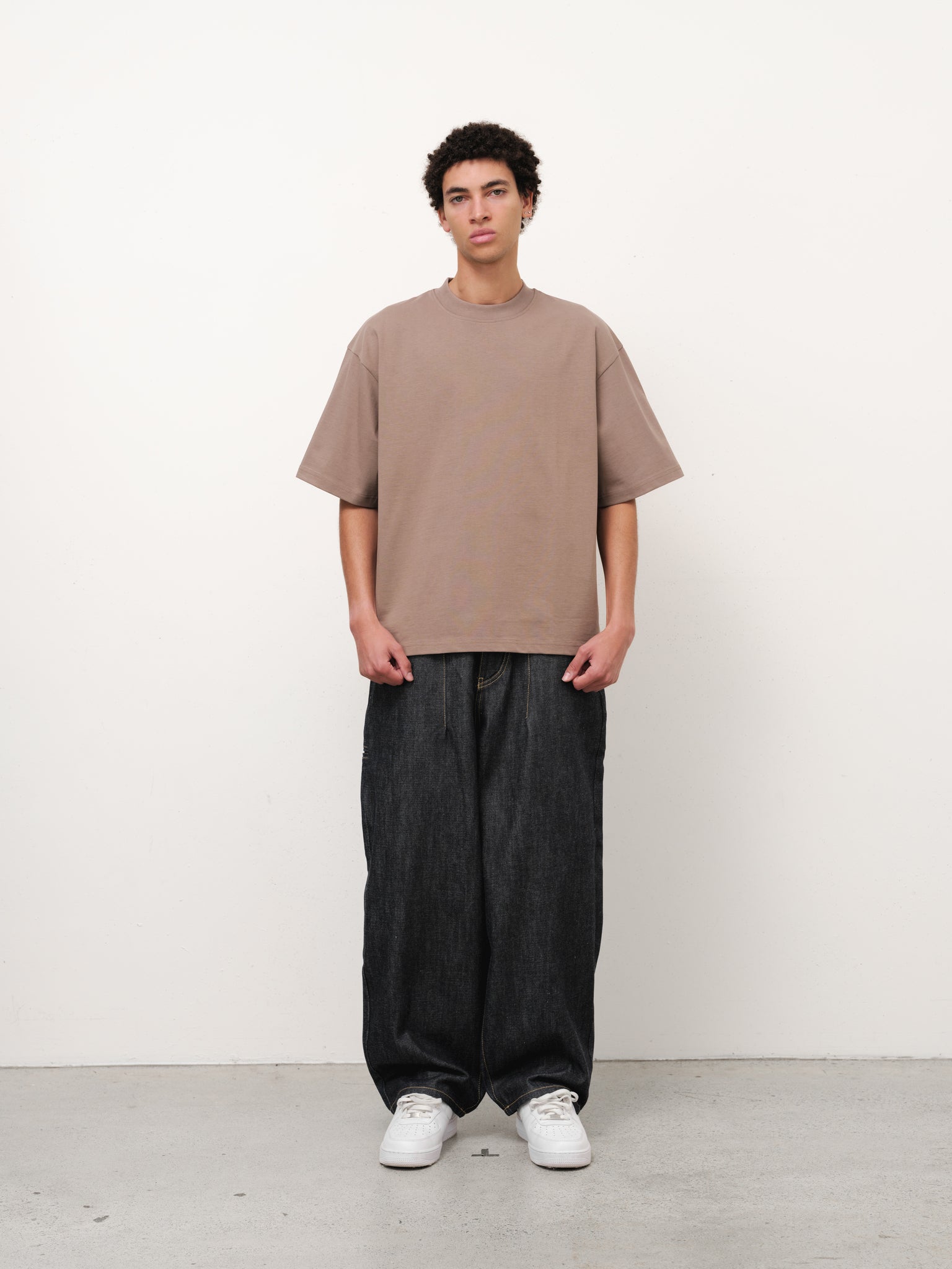 SIGNATURE BLANK T-SHIRT - DUST