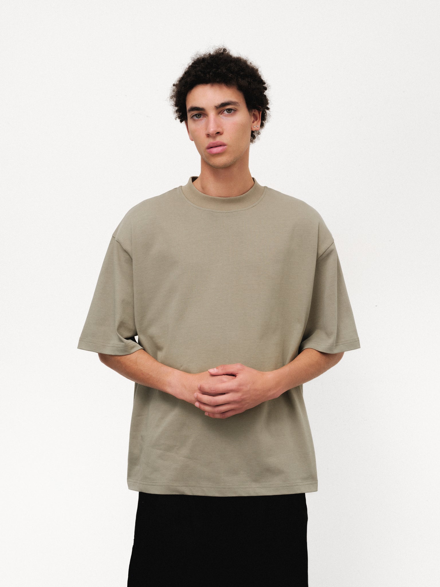 SIGNATURE BLANK T-SHIRT - SAGE