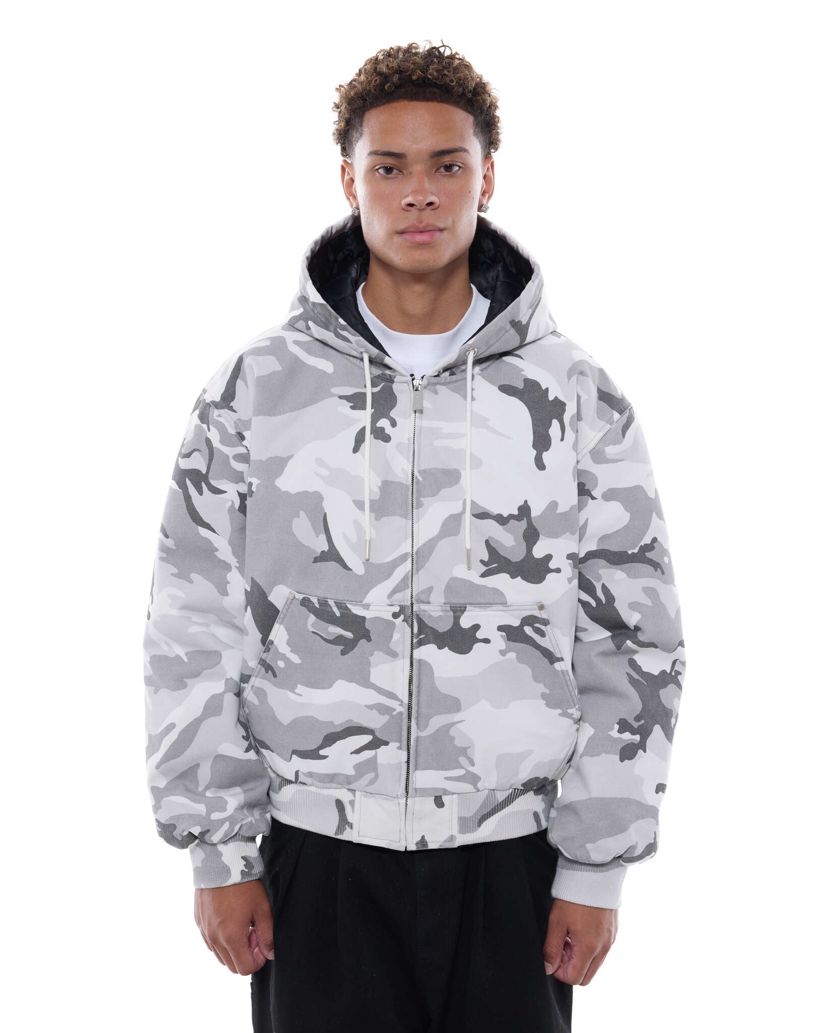 WORKWEAR HOODIE - SNOW CAMO