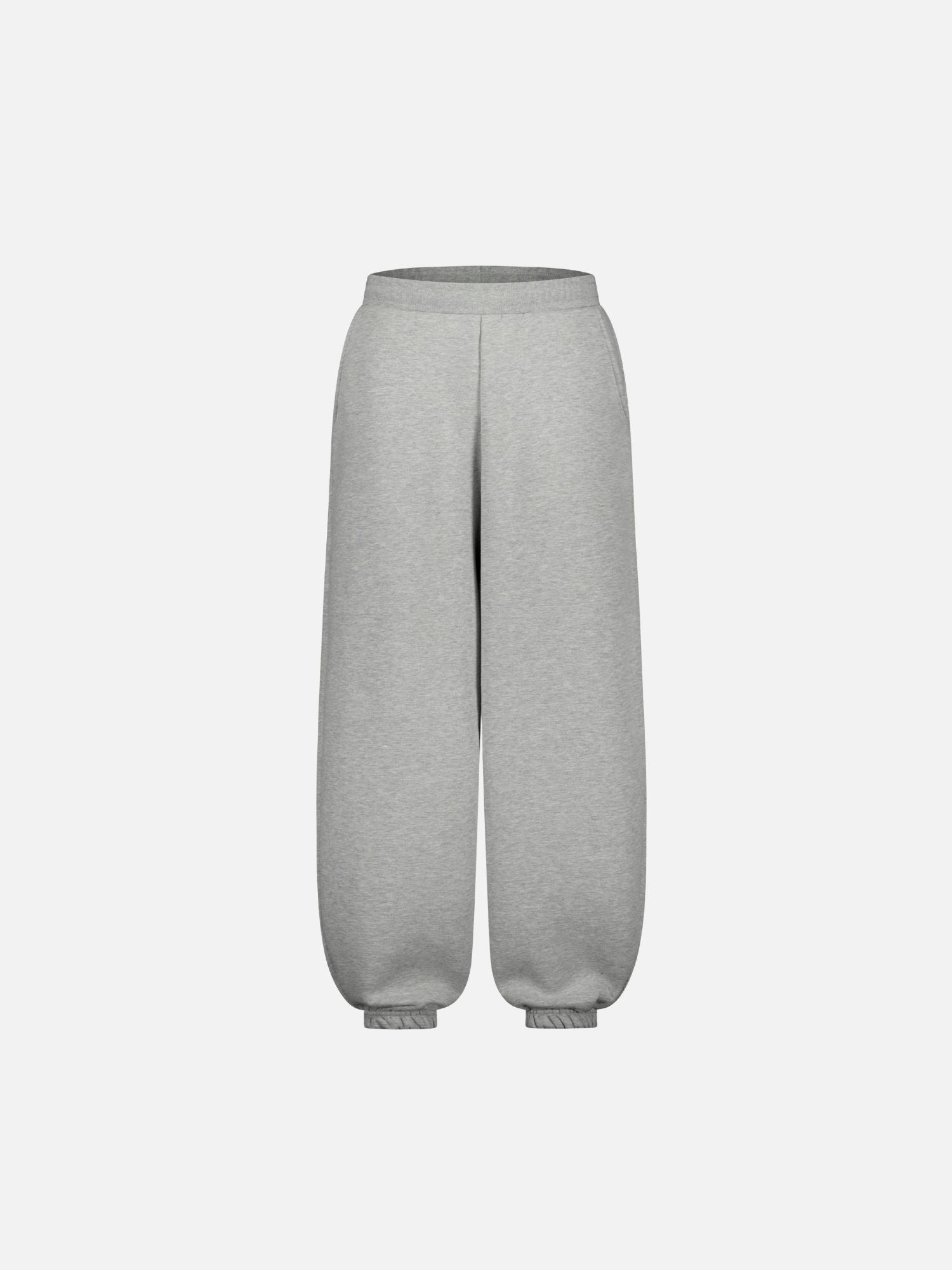 COZY STRAIGHT LEG SWEATS - GREY