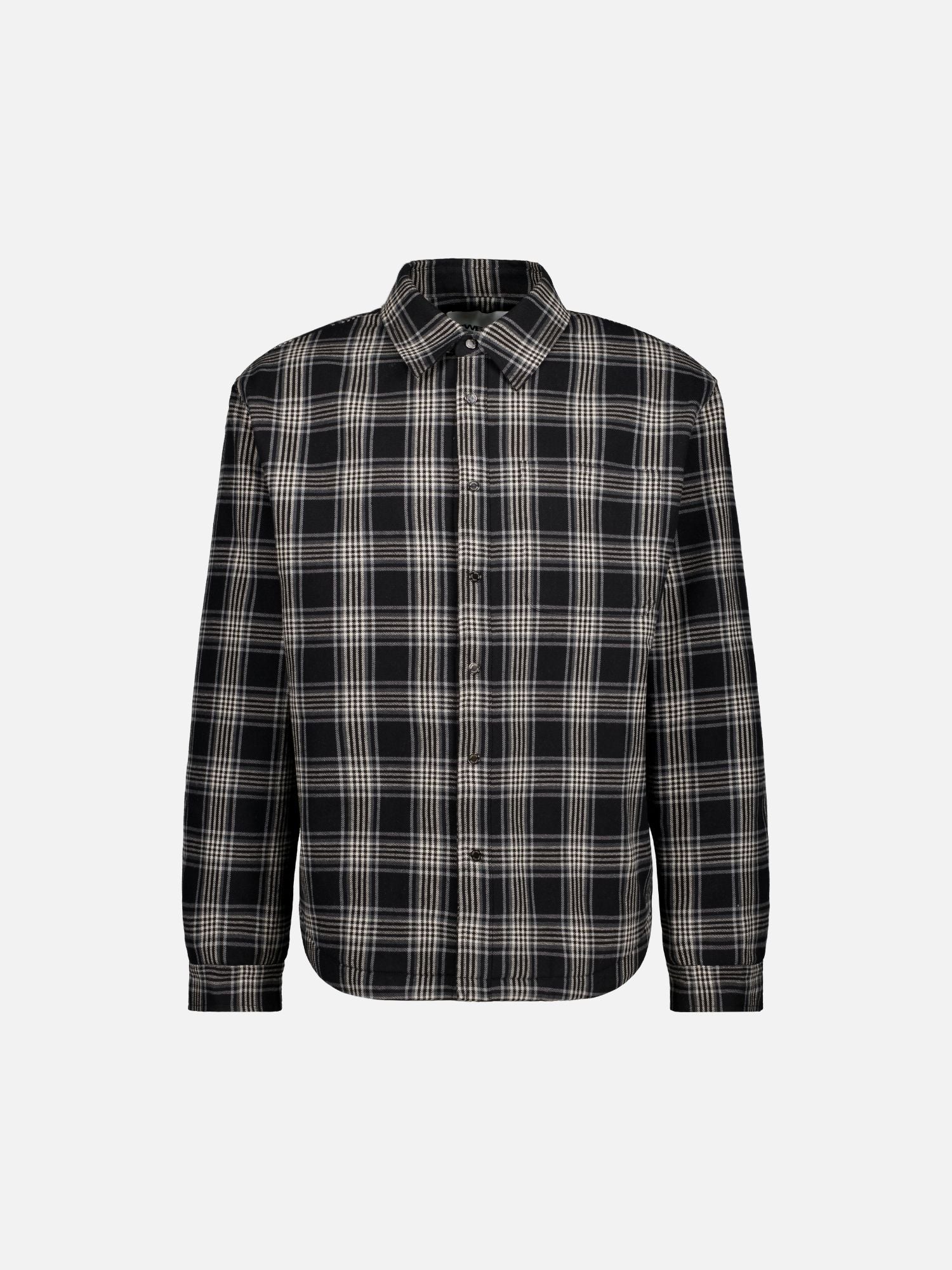 FLANNEL JACKET - BLACK
