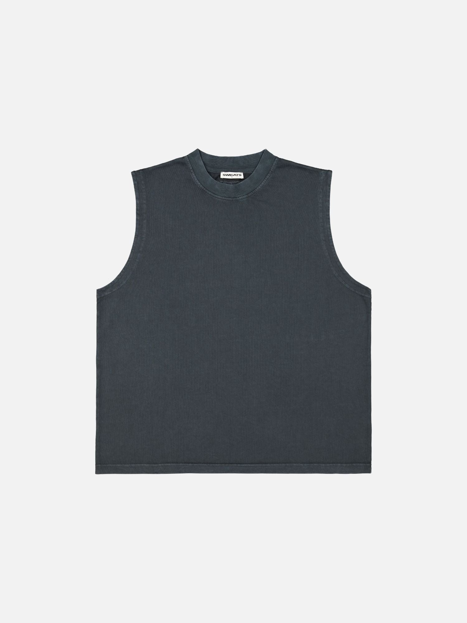 MUSCLE TEE - WASHED BLACK