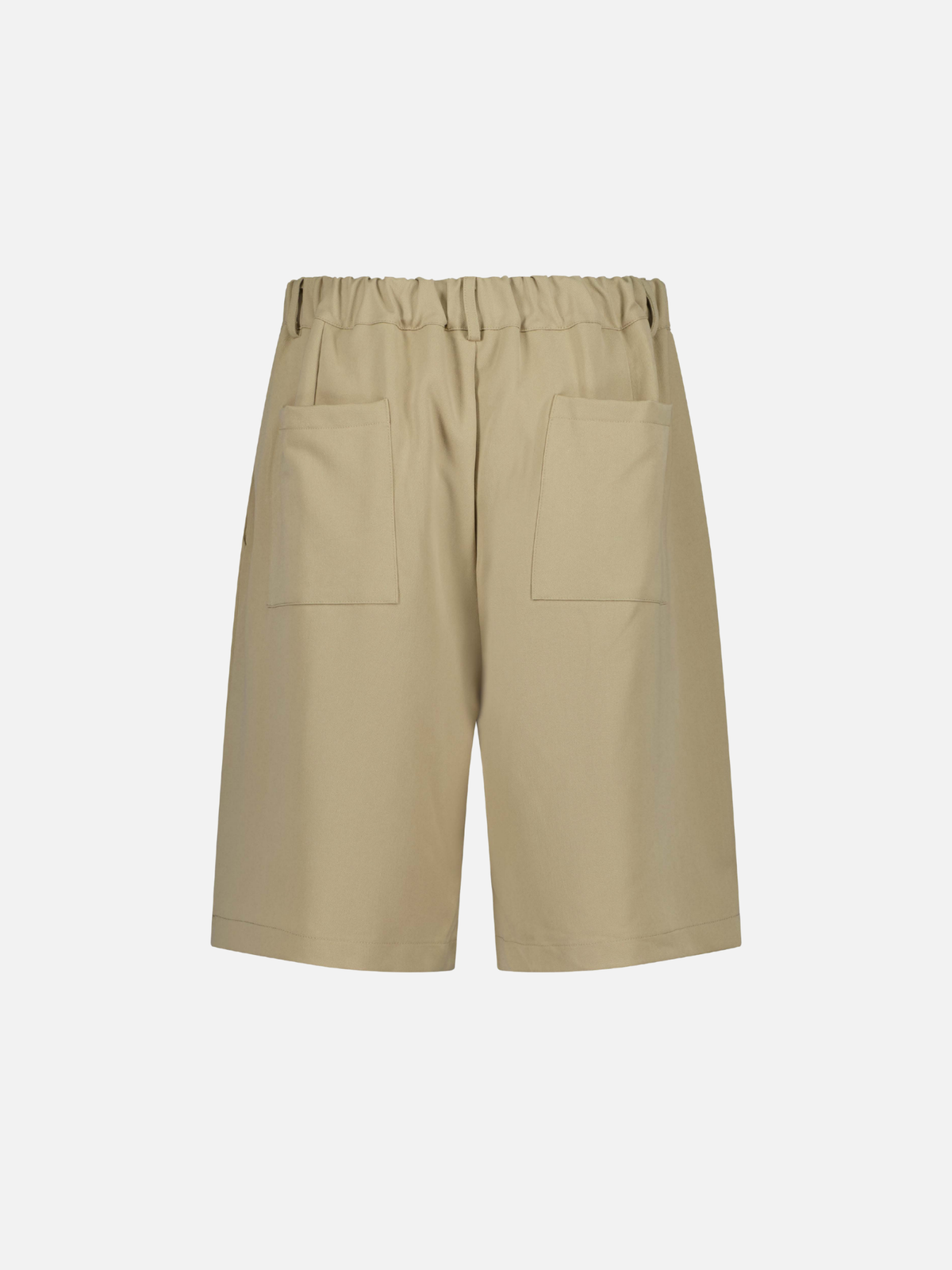 PLEATED SHORTS - SAND