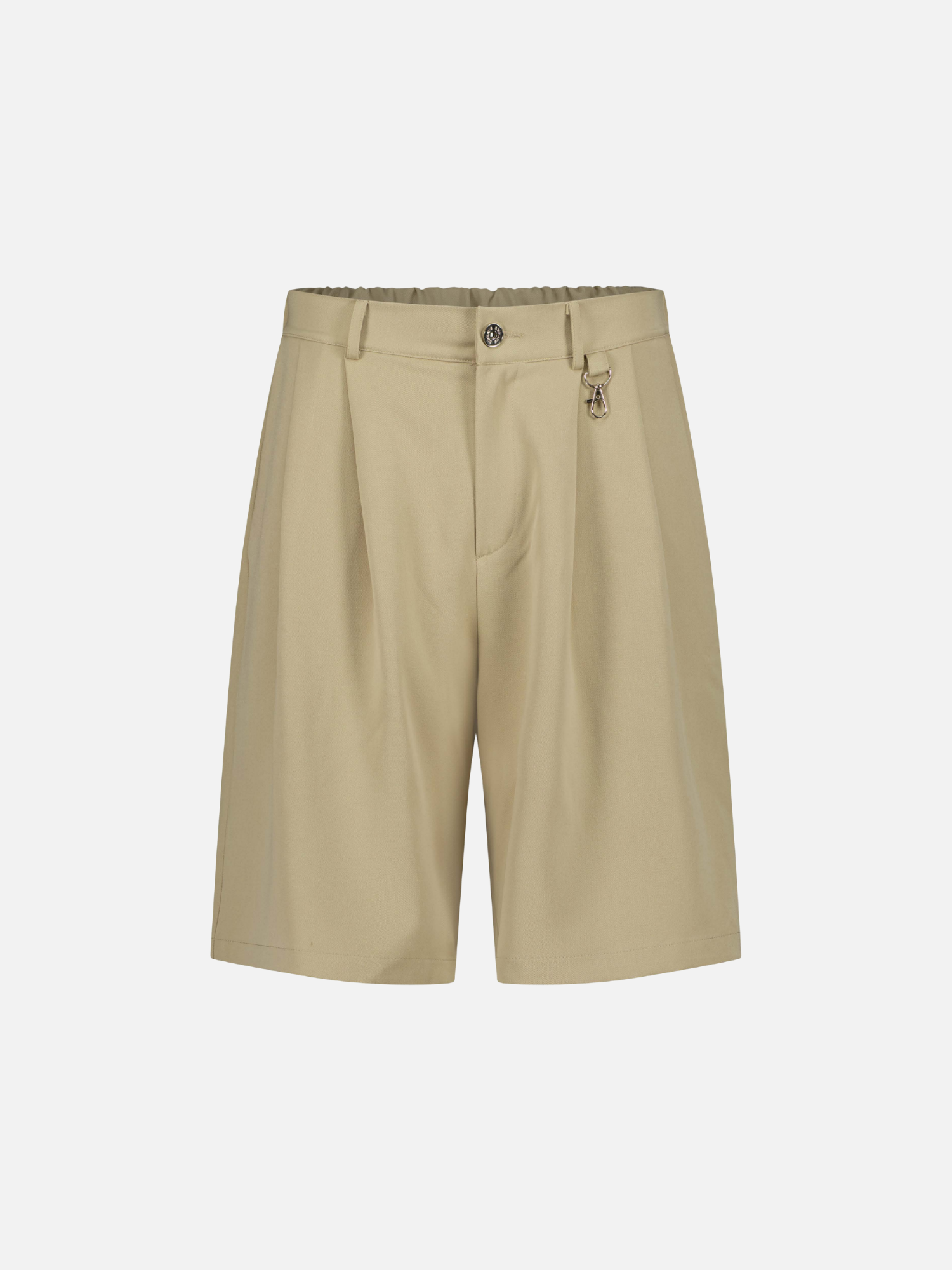 PLEATED SHORTS - SAND