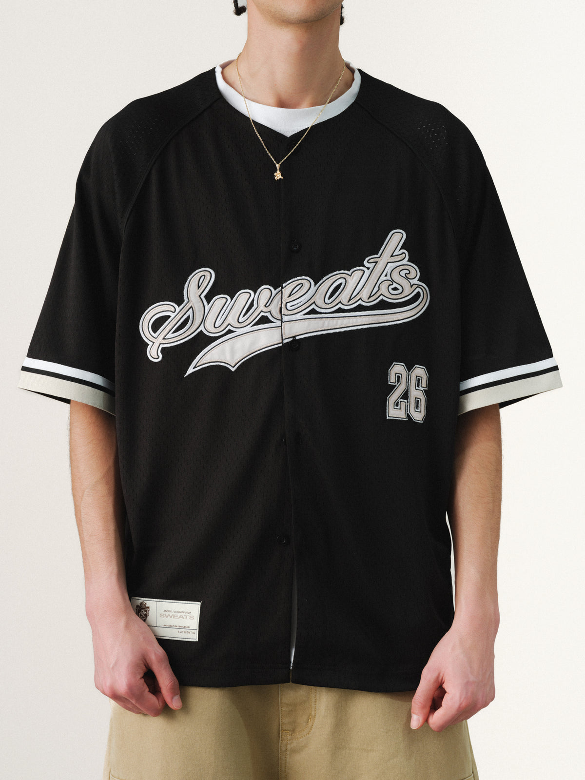 BASEBALL JERSEY - BLACK