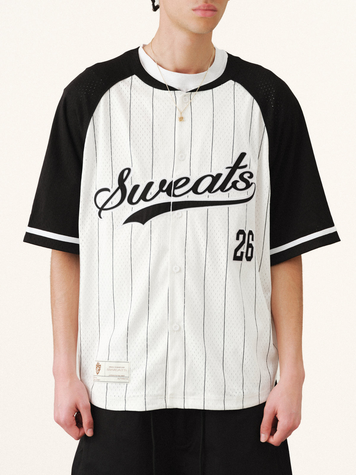 BASEBALL JERSEY - PINSTRIPE