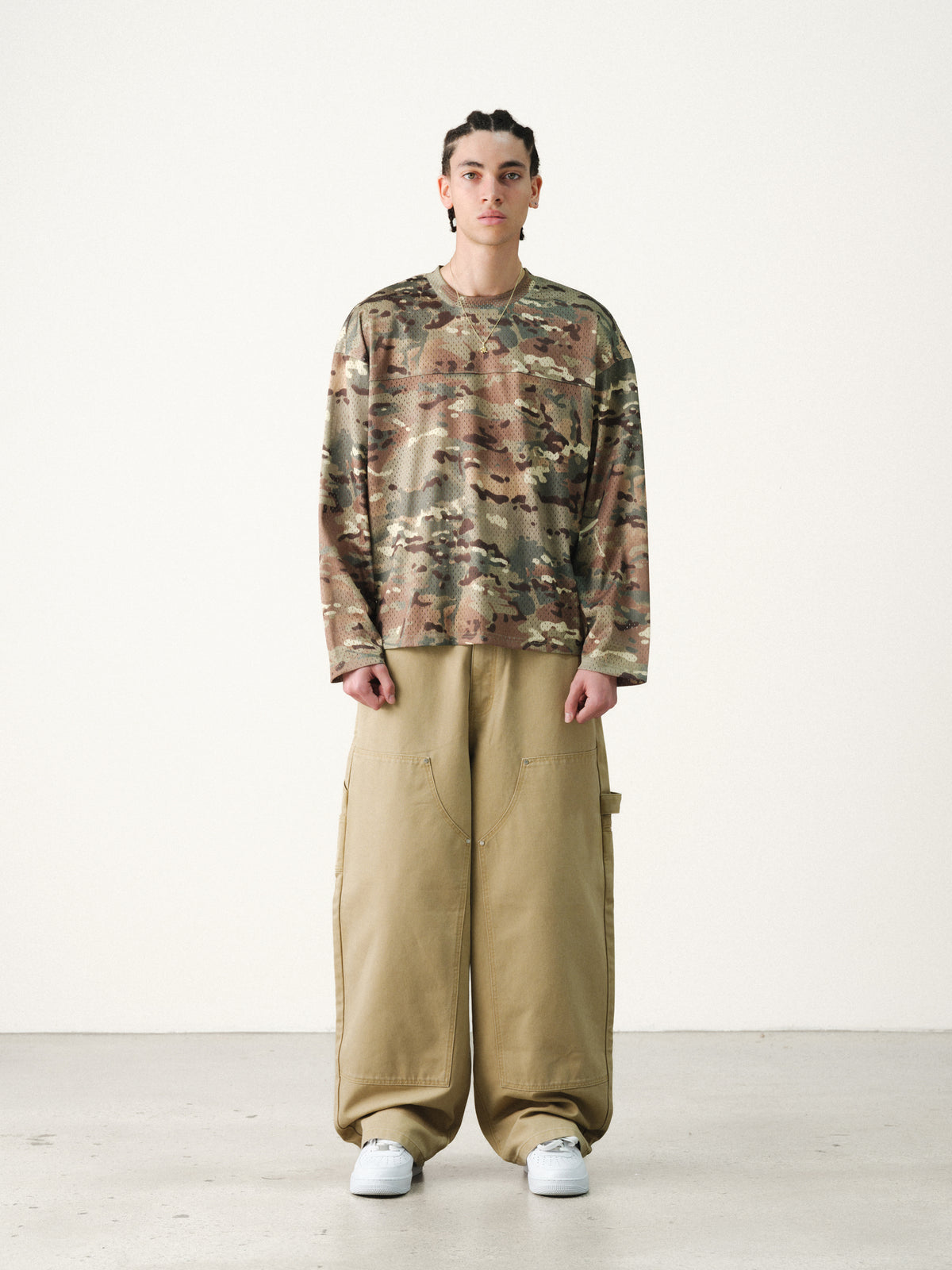 V2 MESH LS T-SHIRT - CAMO