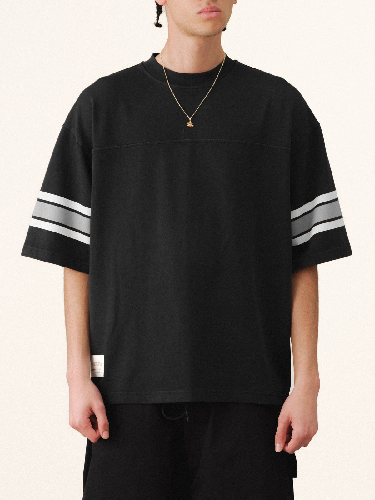 JERSEY SS T-SHIRT - WASHED BLACK