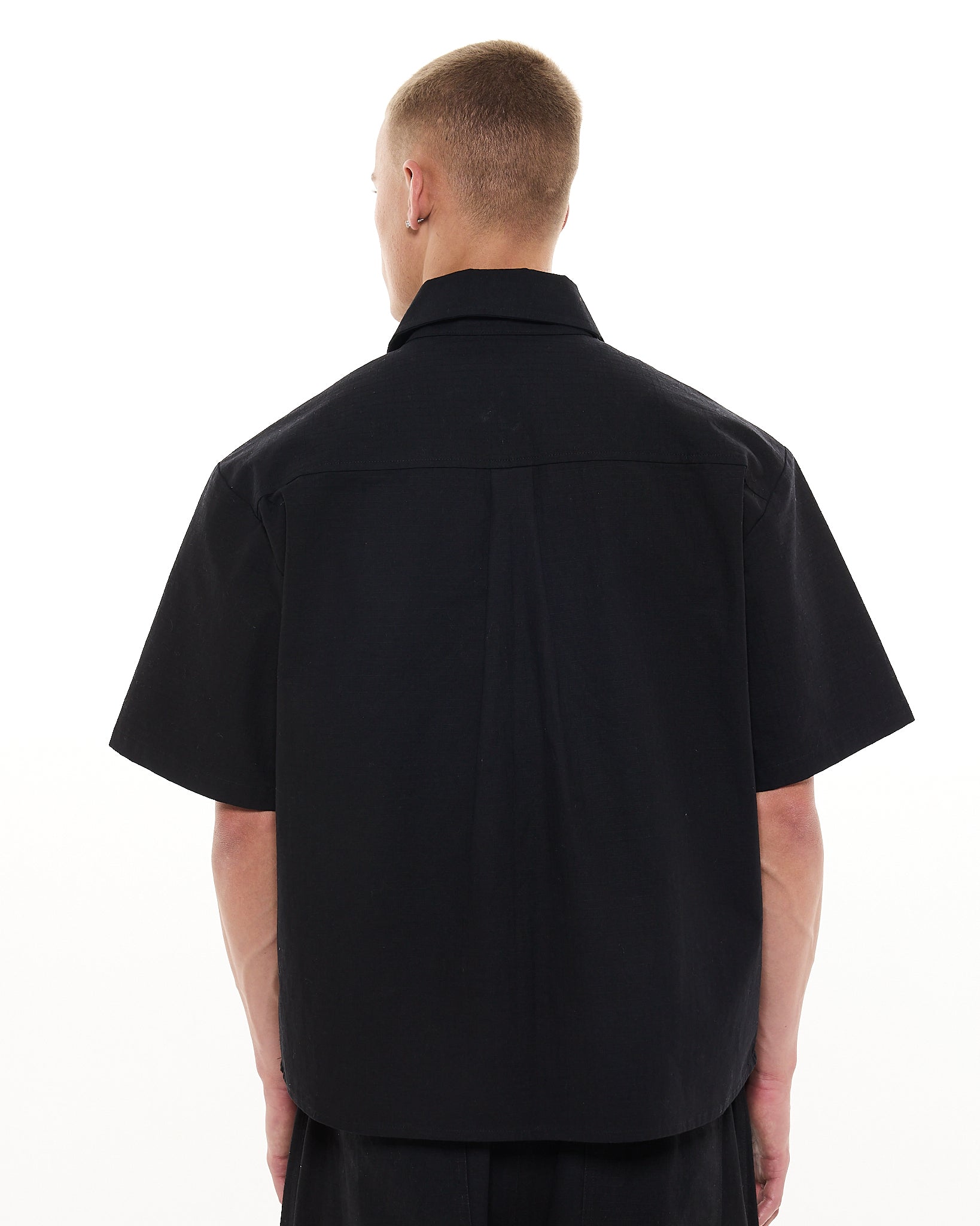 CARGO SS SHIRT - BLACK