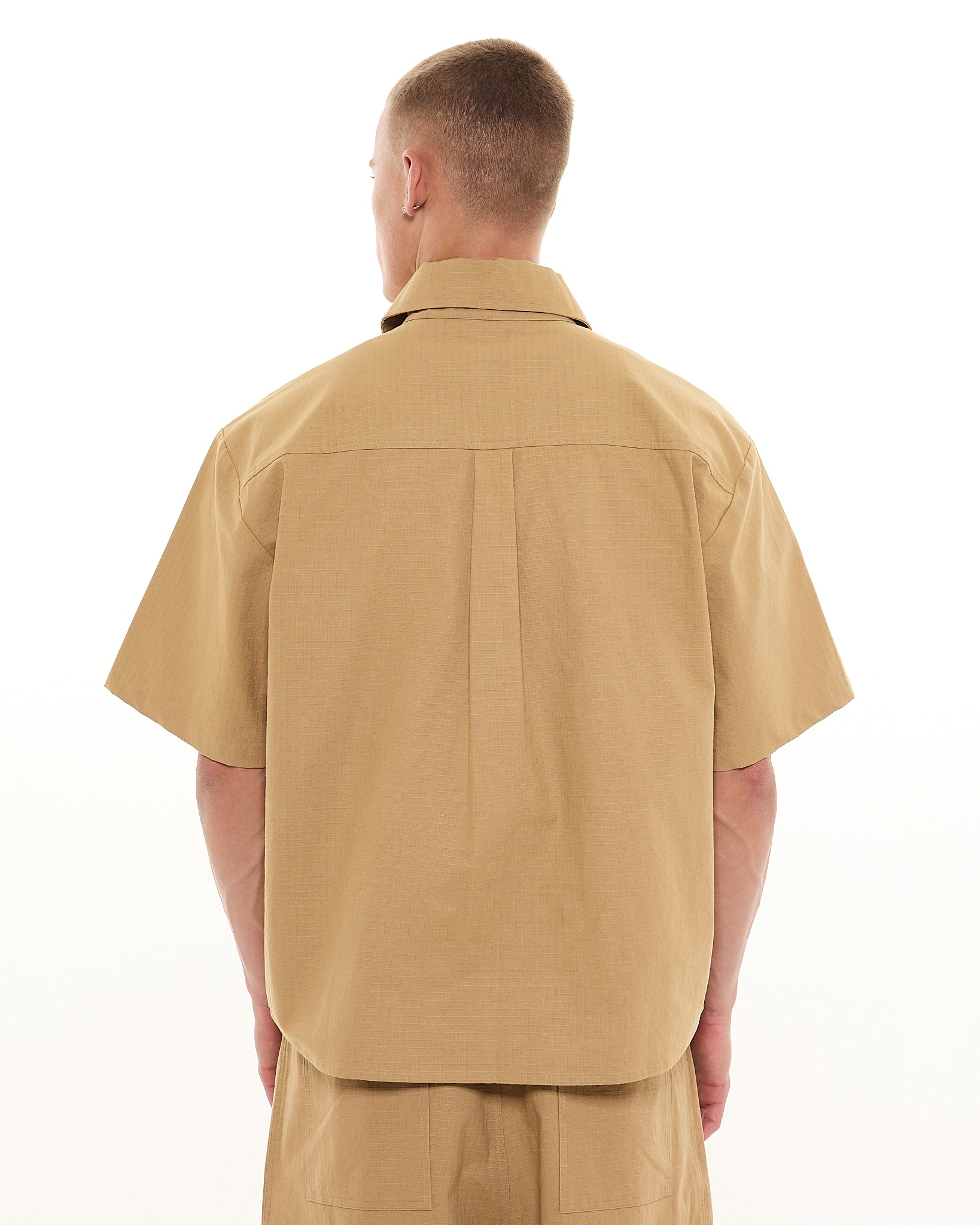 CARGO SS SHIRT - TAN