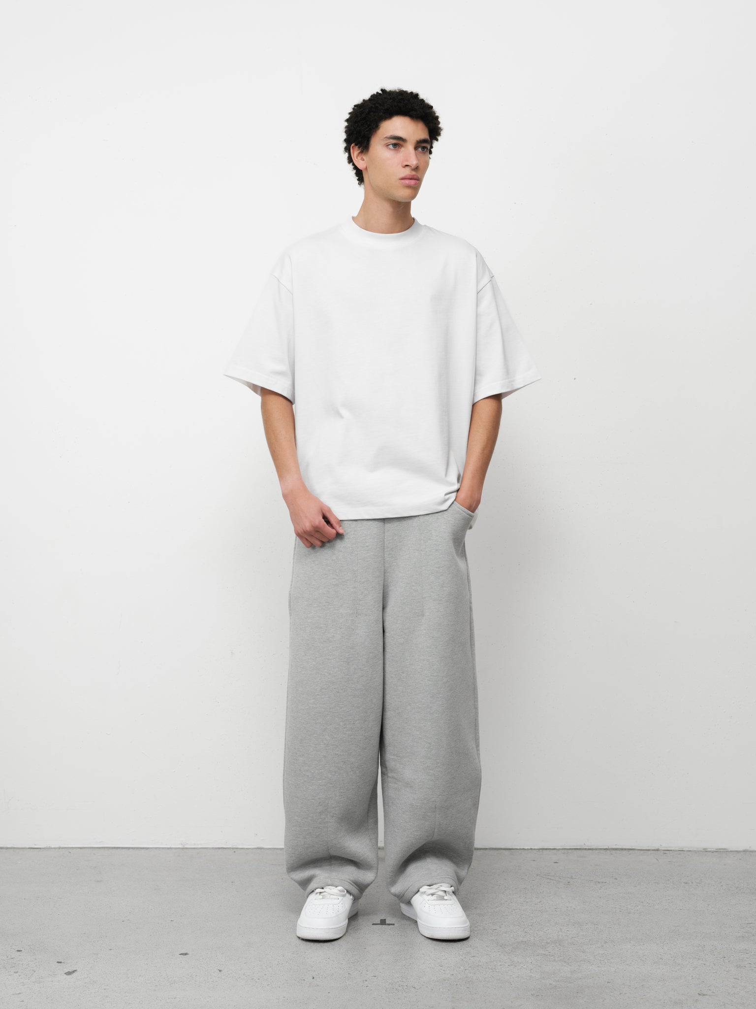 SIGNATURE BLANK T-SHIRT - PURE WHITE