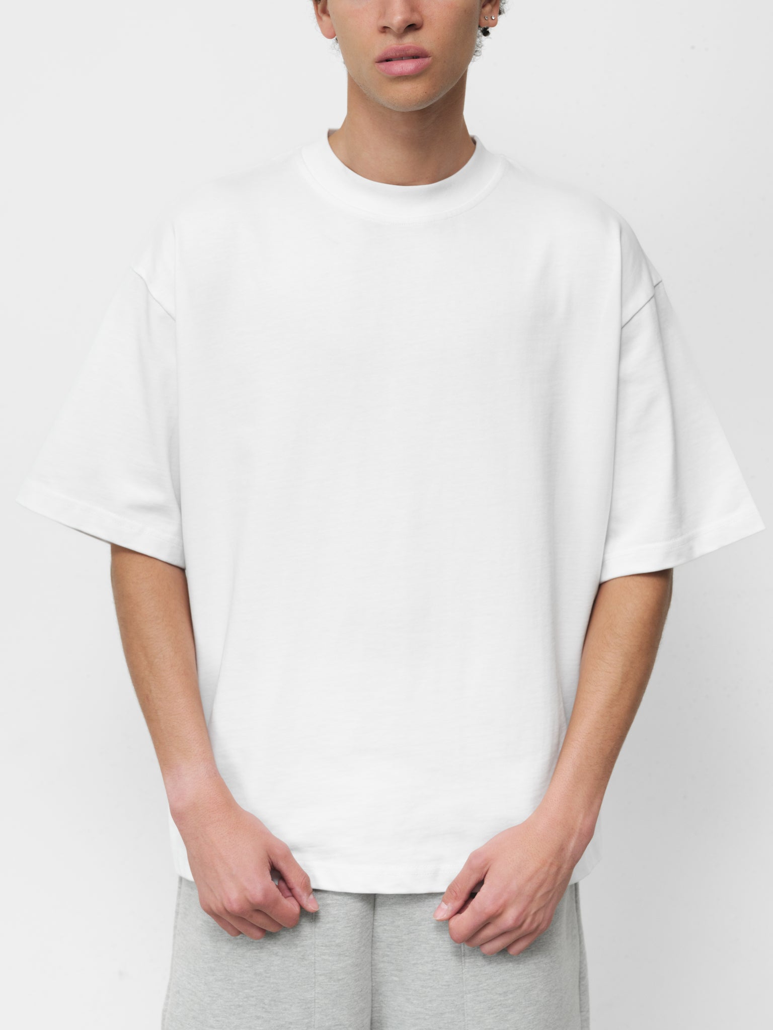 SIGNATURE BLANK T-SHIRT - PURE WHITE