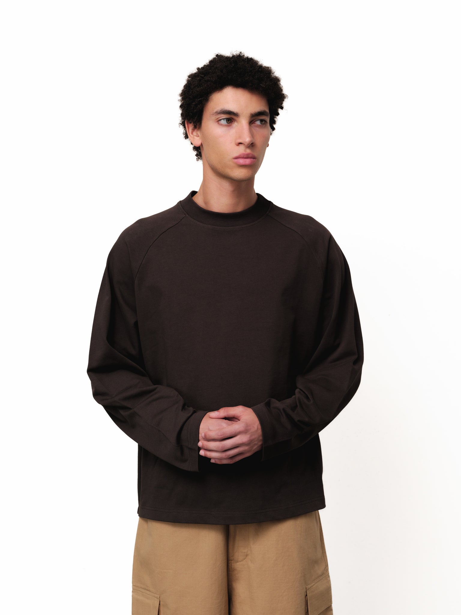 Long Sleeve T-Shirt - Coffee