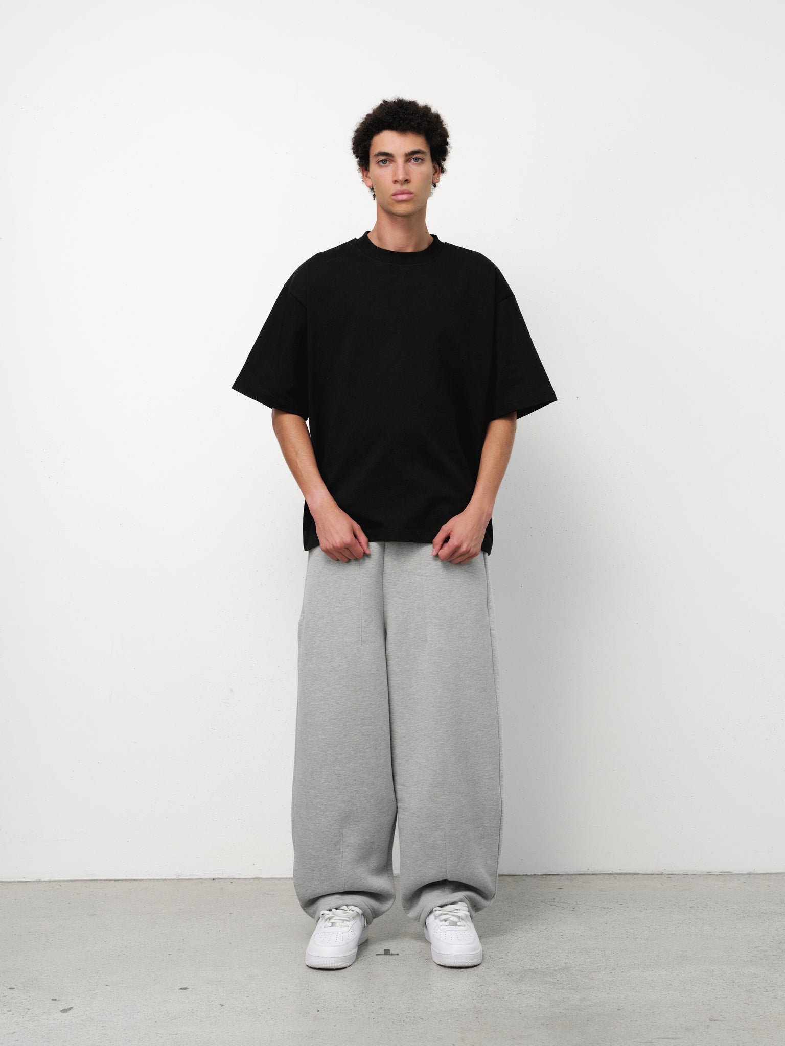 SIGNATURE BLANK T-SHIRT - BLACK