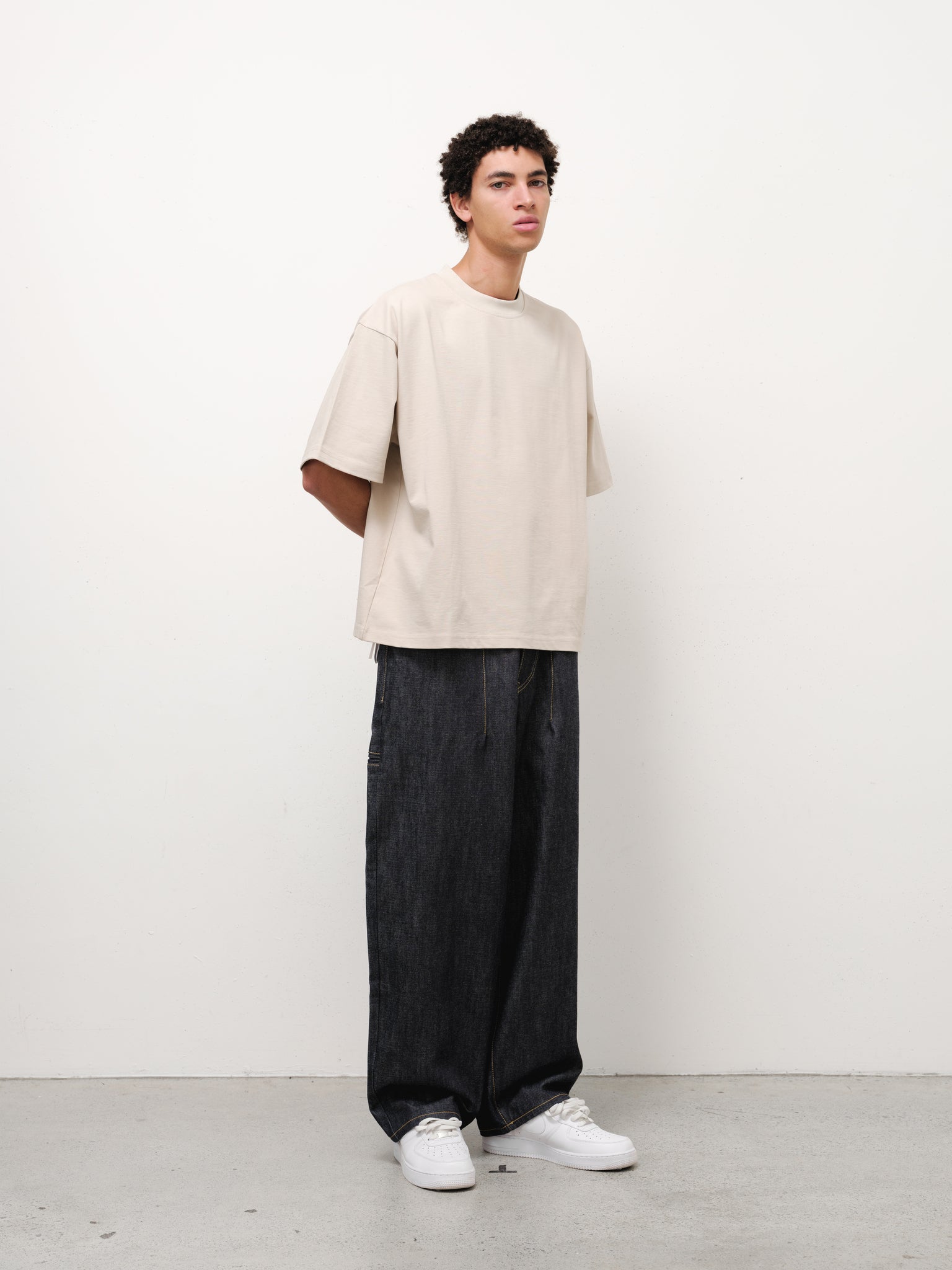 SIGNATURE BLANK T-SHIRT - OAT