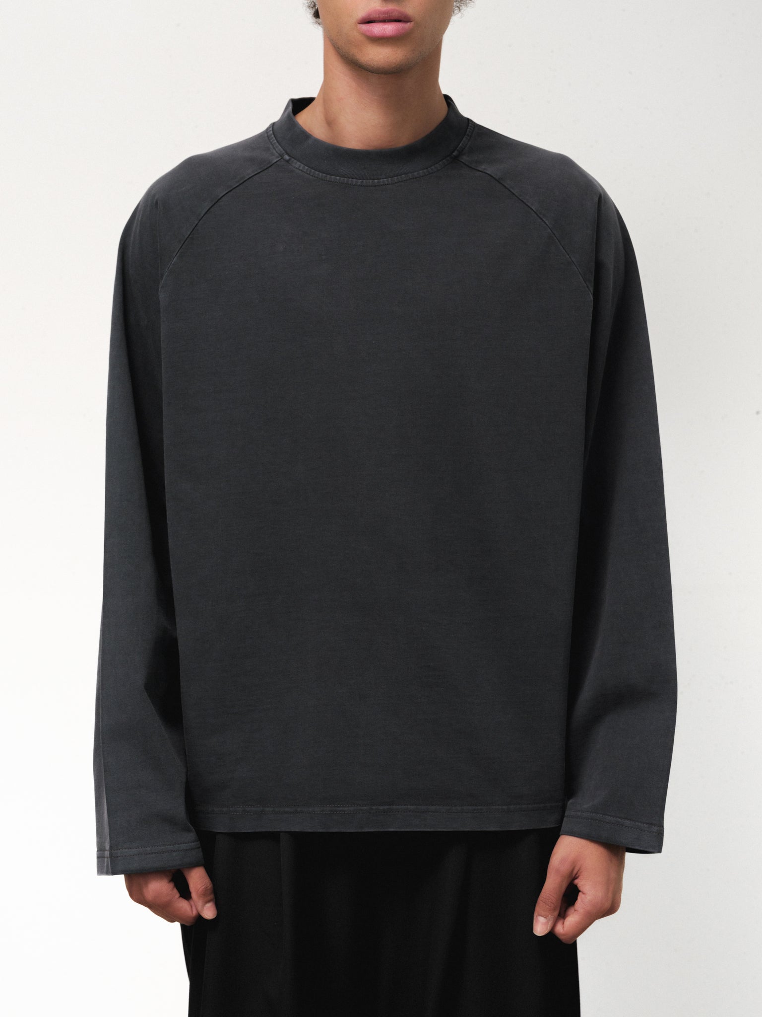 Long Sleeve T-Shirt - Washed Black