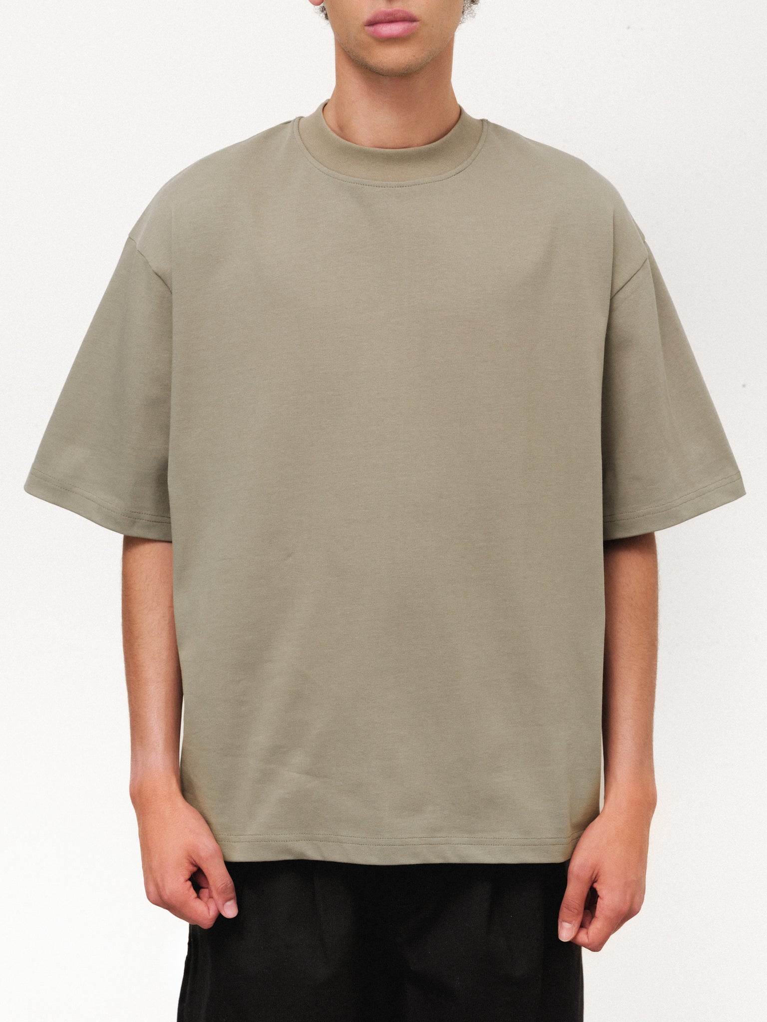SIGNATURE BLANK T-SHIRT - SAGE