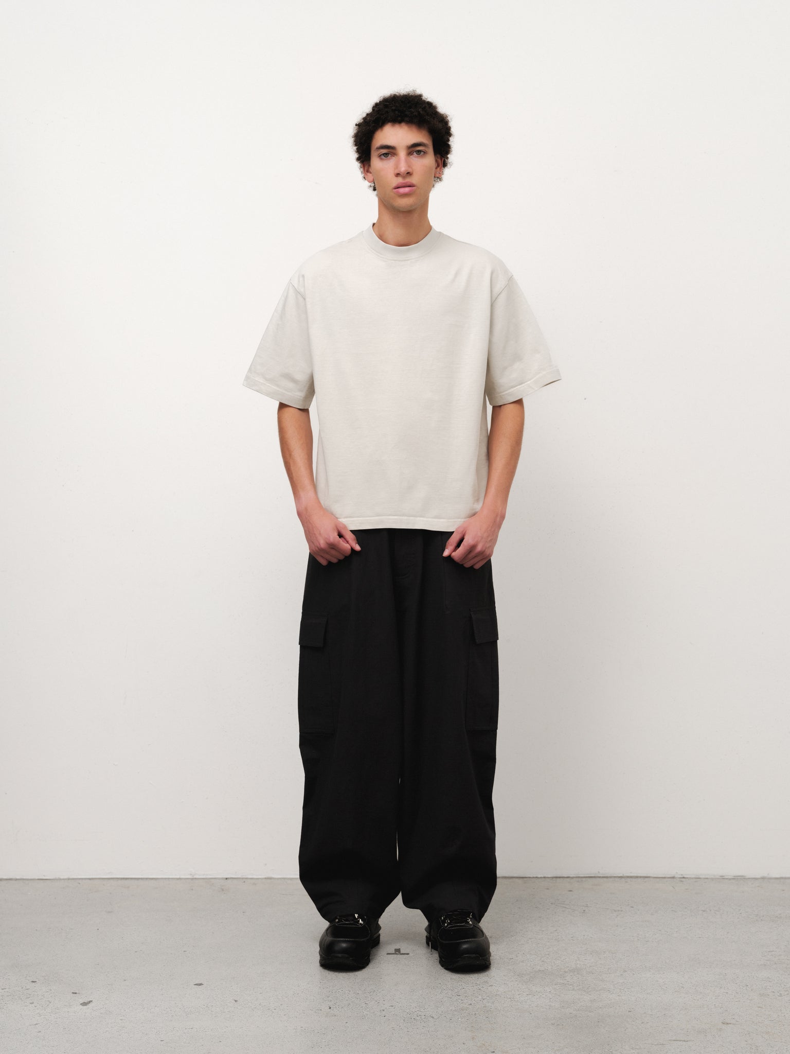 SIGNATURE BLANK T-SHIRT - CHALK