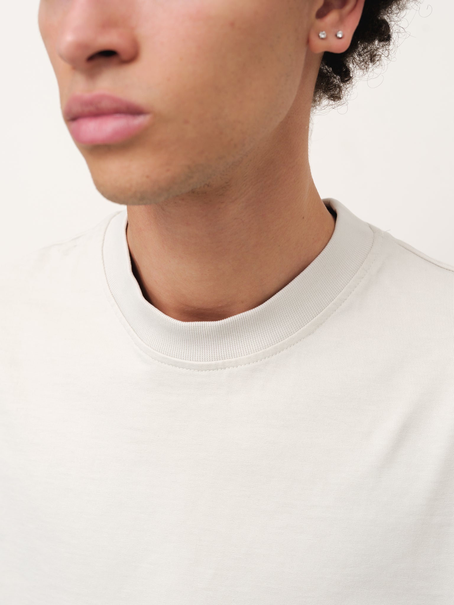 SIGNATURE BLANK T-SHIRT - CHALK
